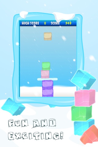 Stack The Frozen Ice Cube Blocks Pro screenshot 2