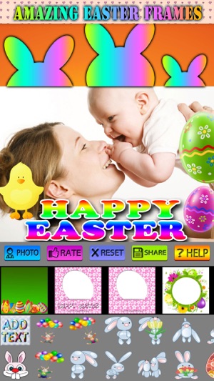 Happy Easter Picture Frames