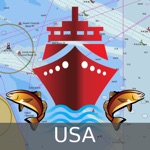 Marine Navigation - Lake Depth Maps - USA - Offline Gps Nautical Charts for Fishing, Sailing and Boating