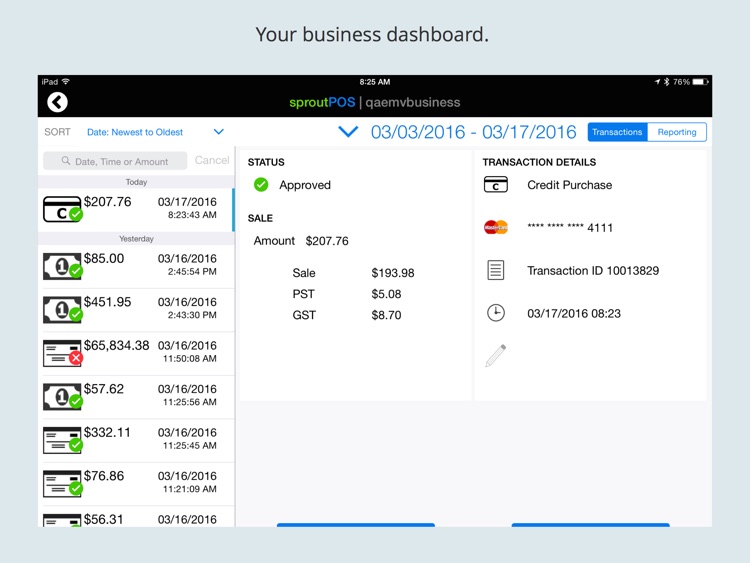sproutPOS Mobile Point Of Sale for iPad screenshot-4