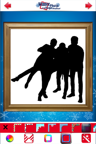 Winter Theme Collage Maker – Combine Photos with New Year Pic Frames and Grids screenshot 4