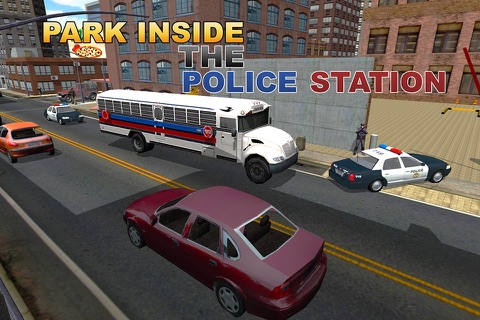 Police Prison Bus Duty – Alcatraz jail criminal transporter simulation screenshot 2