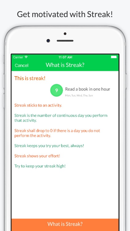 Habits Focus - Achieve Daily Goal, Use Streak For Motivation