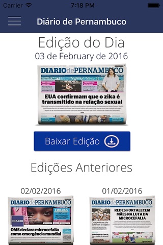 Jornal Diario de Pernambuco Digital screenshot 2