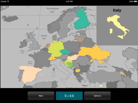 World Map Puzzle with Continents screenshot 2