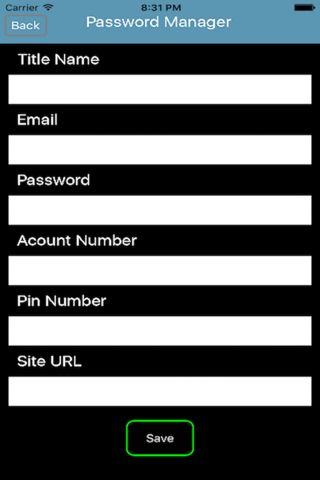 Password Security Manager screenshot 4