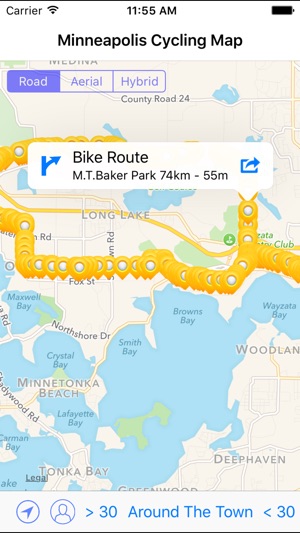 Minneapolis Cycling Map(圖2)-速報App