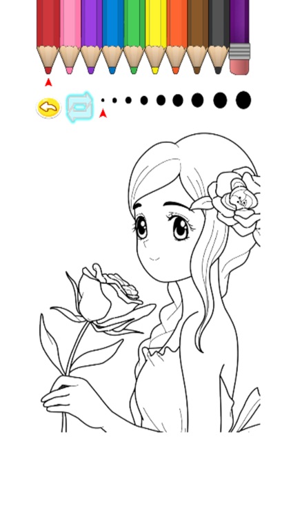 Kids Coloring Book - Princess Hokkaido screenshot-4