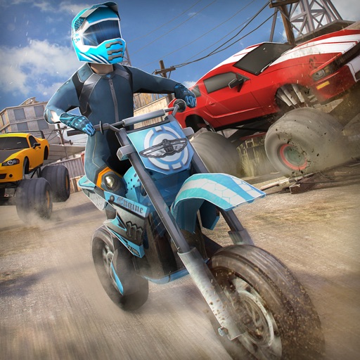 Motor Bike Racing Game 3D For Children icon