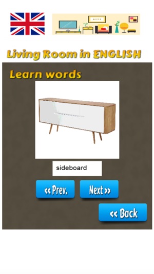 Learn Living Room Words in English Language(圖4)-速報App