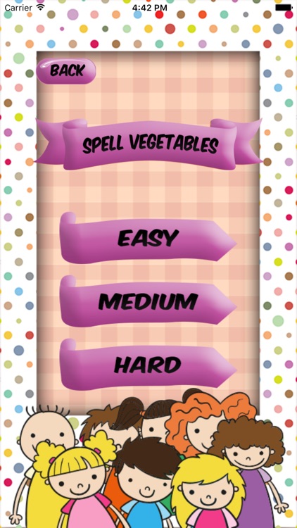 Spell Checker Puzzle Game - Vegetable Theme