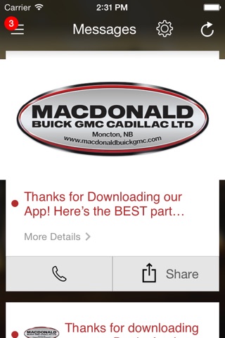 MacDonald Buick GMC Cadillac screenshot 3