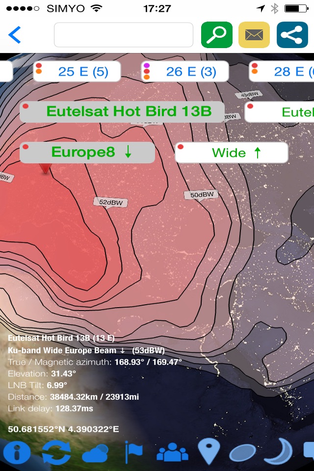 Satbeams screenshot 3