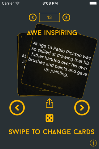 Achievement Cards - What other people accomplished at your age screenshot 2
