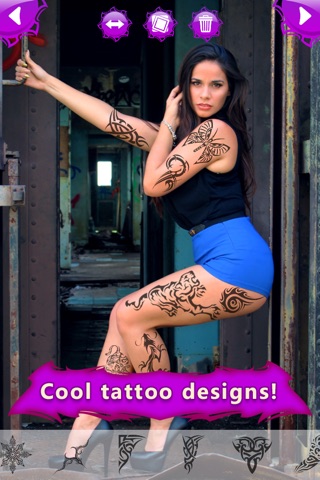 Tattoo Maker Photo Booth - A Catalog with awesome Fake Ink Designs screenshot 2
