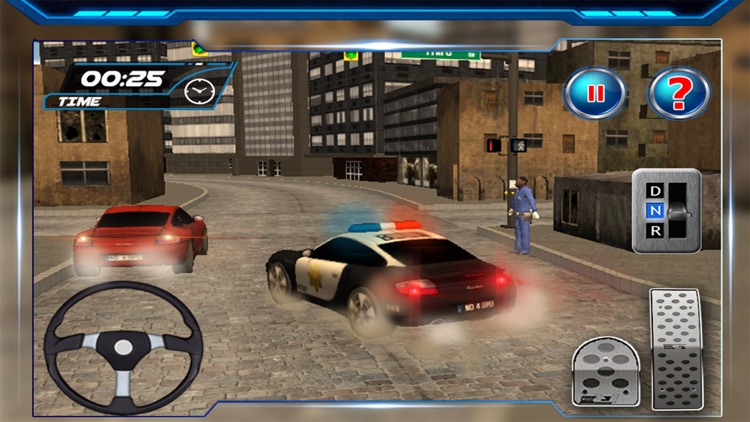 Police Chase City Car 3D Driving simulator