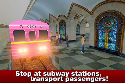 Subway Train Simulator 3D: Moscow Metro screenshot 2