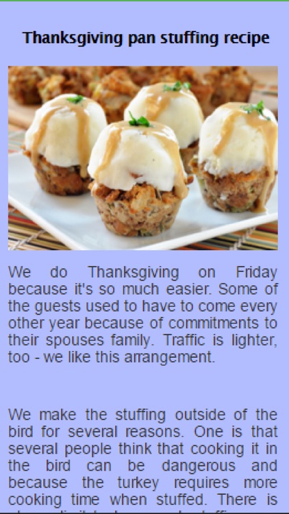 Stuffing Recipes