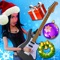 Help the Rocker Santas match gifts and goodies on this epic Christmas adventure