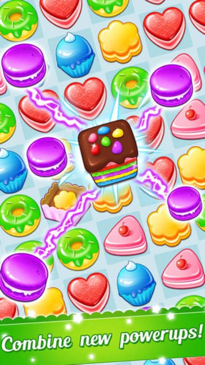 Cookie Crush Mania - Jolly Sweet Candy and Cupcake