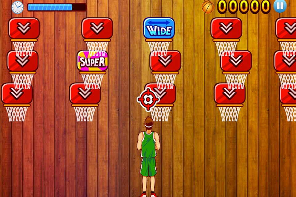 Slam Dunk Basketball - Basketball Tosses Arcade and Free Game screenshot 2