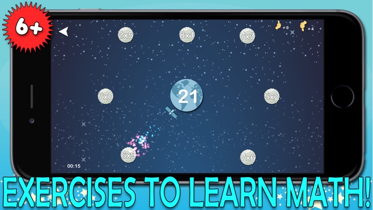 Multiplications Asteroids : "Math in Space" Learning Series
