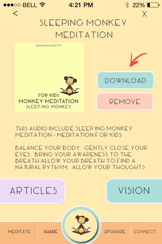 Weight Loss Monkey Meditation screenshot 3