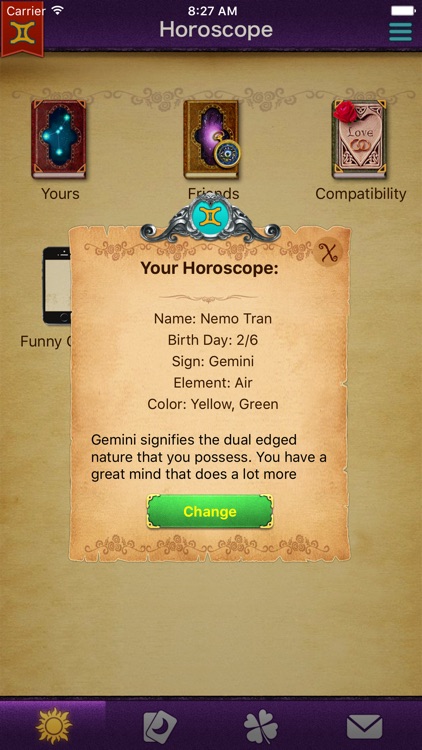 Horoscope and Tarot Cards