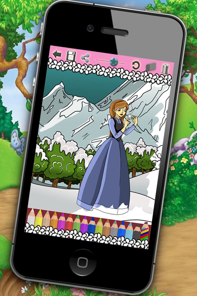 Coloring book with your favorite Princesses screenshot 3