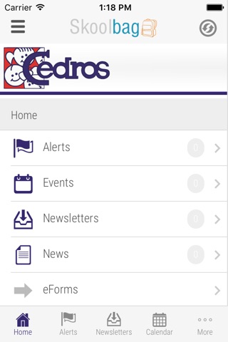 Cedros - Skoolbag screenshot 2