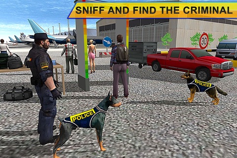 Police Dog Airport Chase Simulator – 3D Criminal Chase Simulation Game screenshot 2