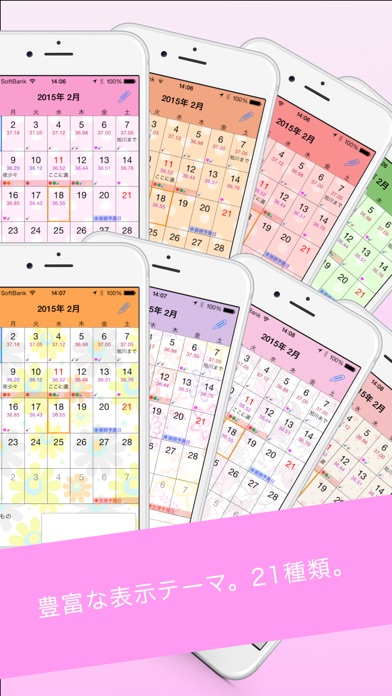Ladi Cal (基礎体温管理カレンダー) screenshot1
