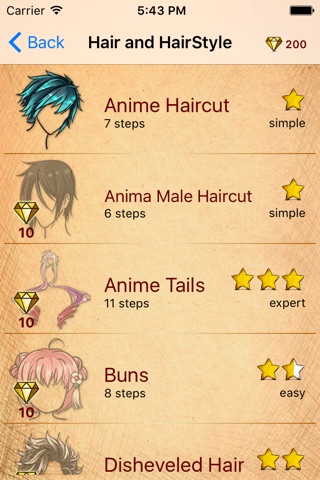 Art Tutorials Anime Hairdo screenshot 2