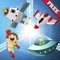 Space Puzzles for Toddlers : Discover the galaxy , the space and UFO ! FREE app