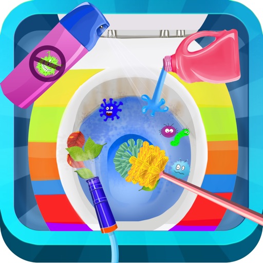 Toilet Wash - Kids bathroom washing fun game Icon