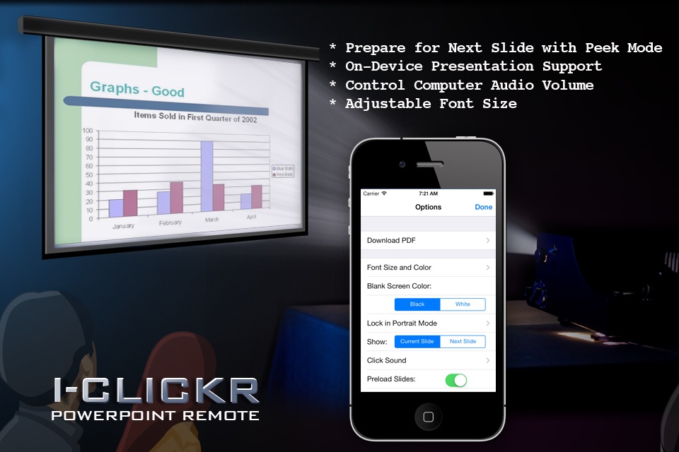 i-Clickr Remote for PowerPoint (Tablet) screenshot 4