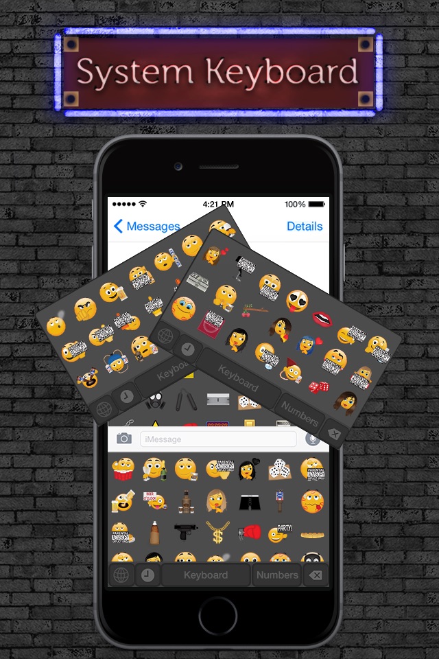 Adult Emoji Keyboard screenshot 2