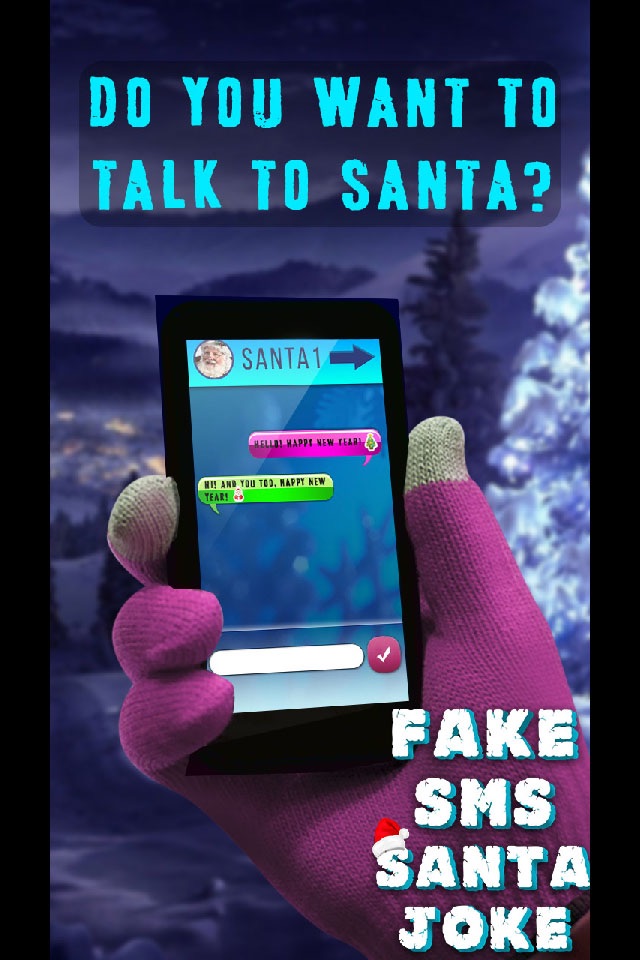 Fake SMS Santa Joke screenshot 3