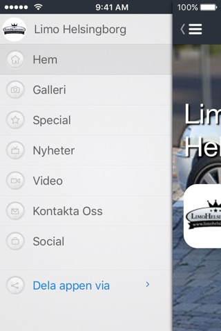 Limo Helsingborg screenshot 2