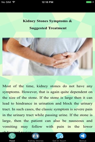 Kidney Stones Symptoms - Treatment Information screenshot 3