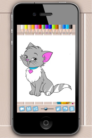 Cats coloring pages drawings to paint and color kittens - Premium screenshot 4