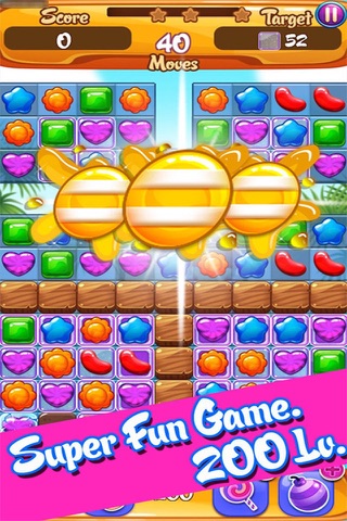 Candy Garden Blitz - Connect sweet fruits line & link sugar and jelly for Family And Friends screenshot 2