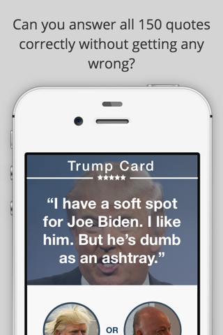 Trump Card: Donald Trump Quote Game screenshot 3