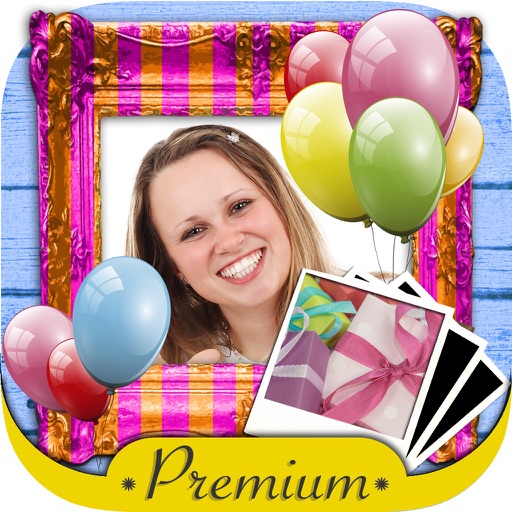 Create birthday cards and design birthday postcards to wish a happy birthday - Premium icon