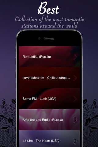 Love Radio PRO - romantic music for lovers online screenshot 4