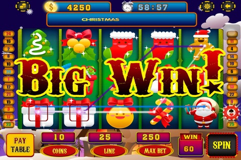 Slots 'Xmas Carolers in Las Vegas - Pro Viva Casino Slot Machine Games! screenshot 2