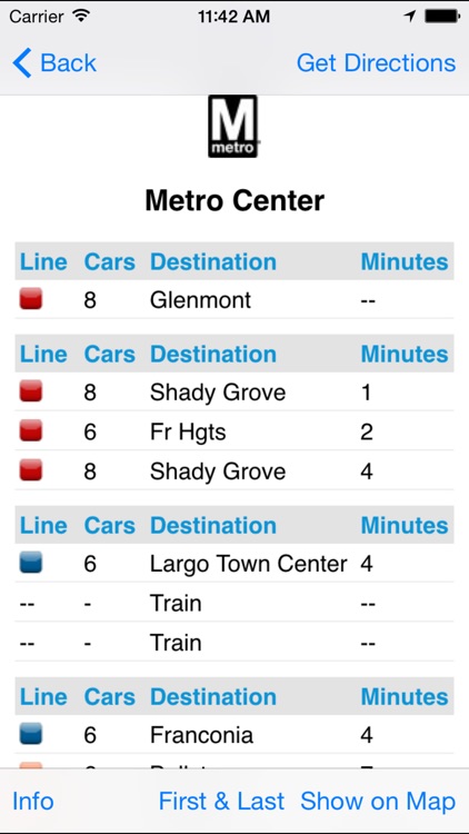 find a metro dc