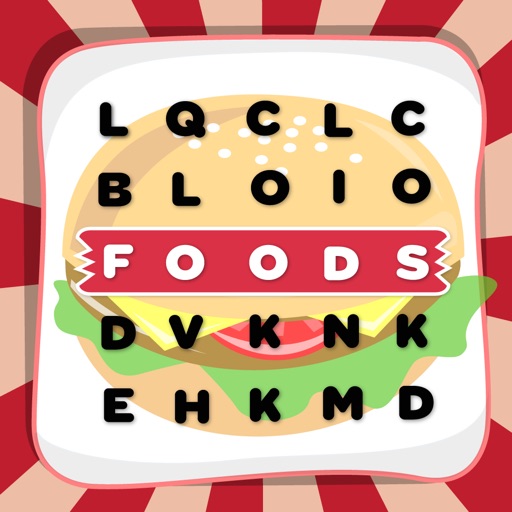 Word Finder For Food and Drinks