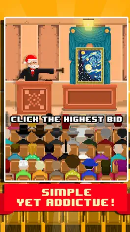 Game screenshot Christmas Auction Gift Race - santa & elf pnp clicker run! mod apk