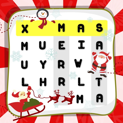 Word Finder Merry Christmas ( X’Mas ) For Kids